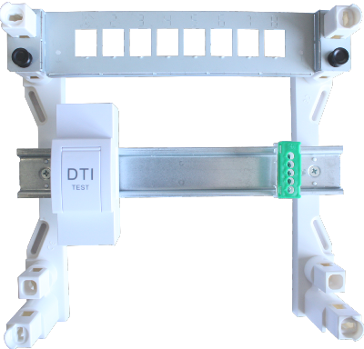 1 Rail DIN et support 8RJ45 | TC05BL